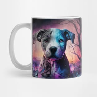 Spooky Pit Bull Puppy Mug